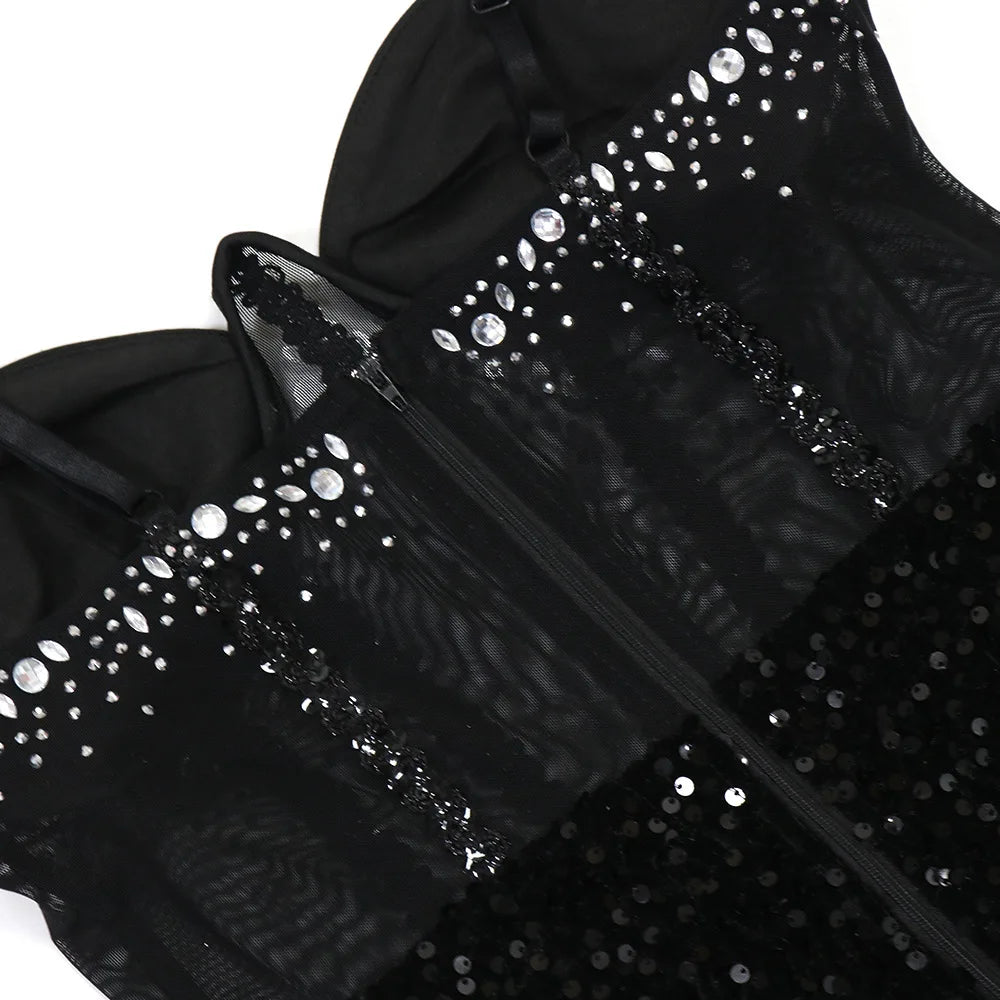 VELVET DIAMOND MAXI DRESS