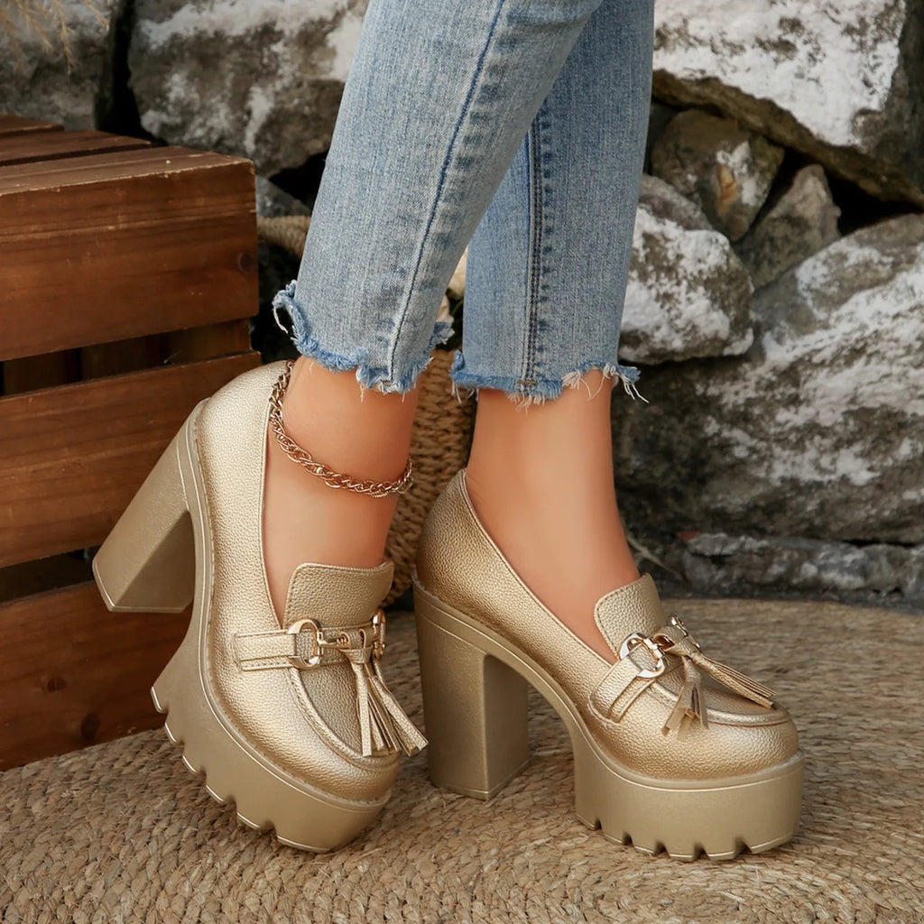 Mary Jane Chunky Heels