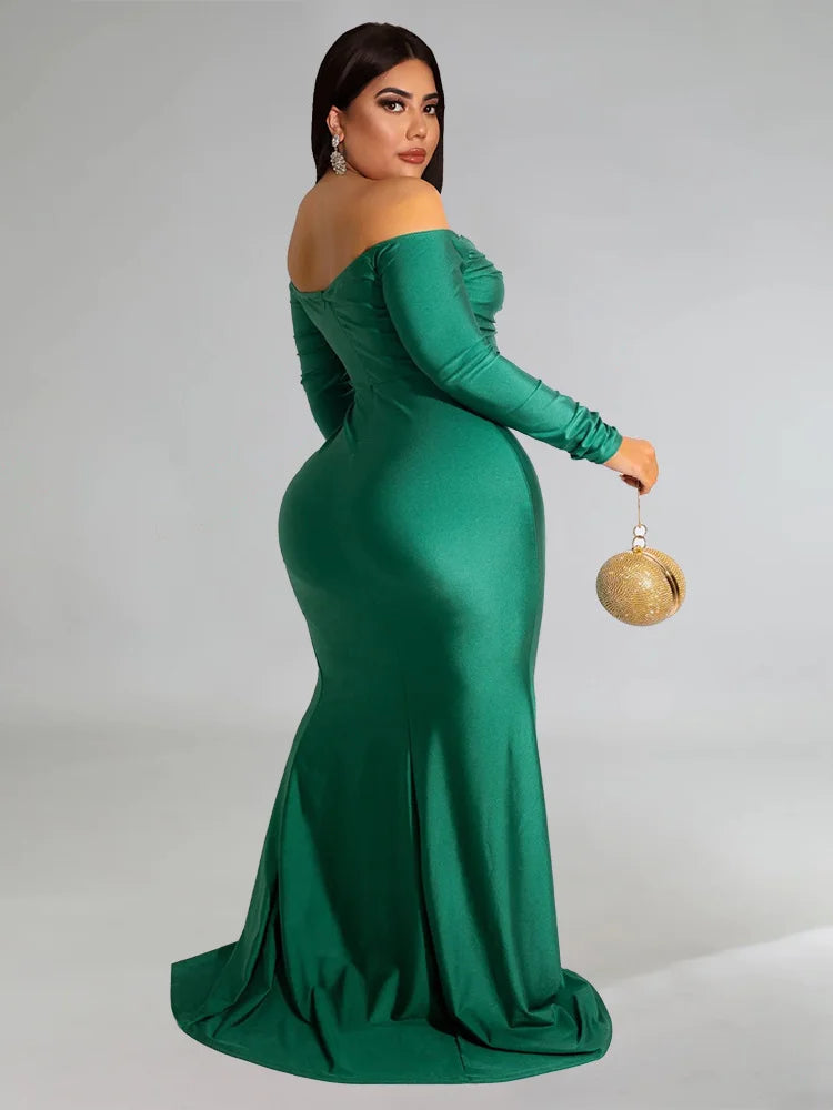 PLUS CURVY ELEGANT DRESSES