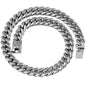 PLATINUM CUBAN LINK MENS NECKLACE