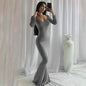 Casual Trumpet Maxi Dress