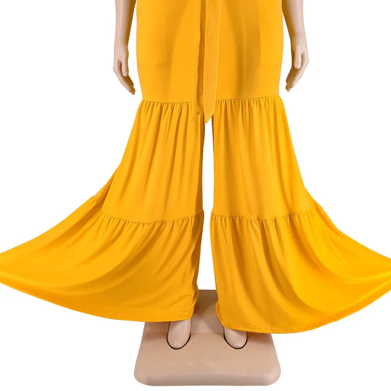 OWN THE ROOM FLARED PANTS CURVY PLUS SET