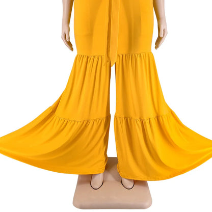 OWN THE ROOM FLARED PANTS CURVY PLUS SET