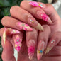3D PARADISE ALMOND LUX PRESS ON NAILS SET