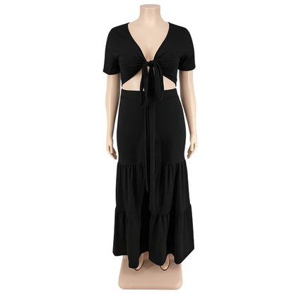 OWN THE ROOM FLARED PANTS CURVY PLUS SET
