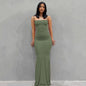 Casual Trumpet Maxi Dress