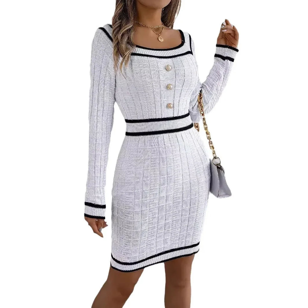 NO COMPARISON SQUARE COLLAR DRESS
