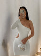 BOLD BEAUTY DIAGONAL DRESS
