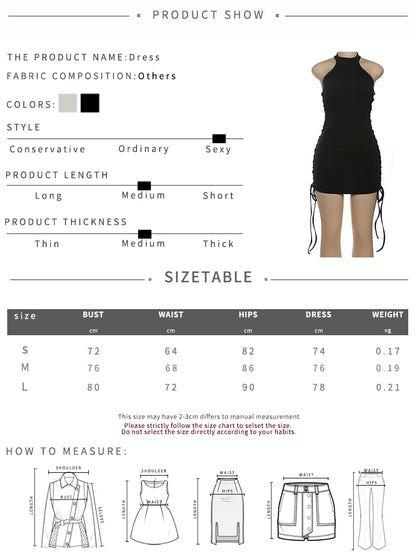 SHIRRING HOTTIE LACE DRESS