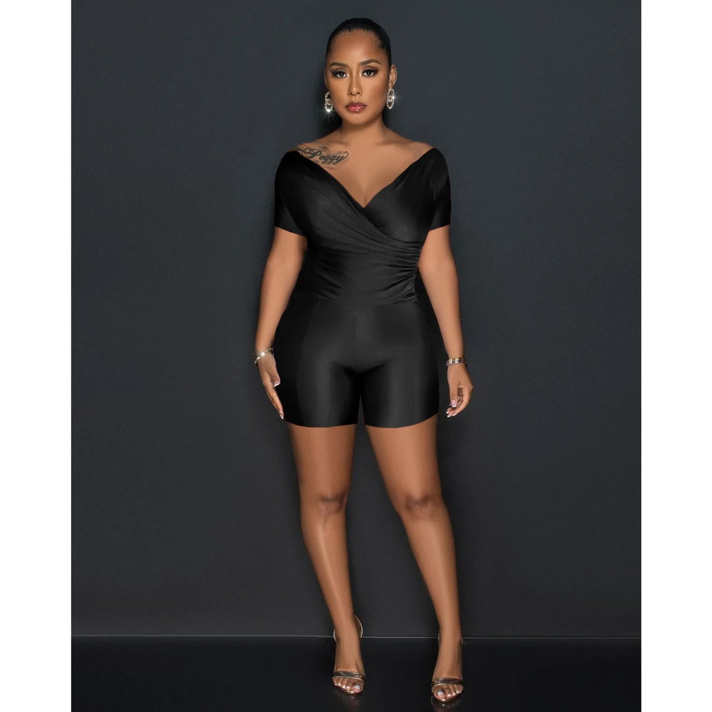 SHEER SATIN 2 PIECE SET
