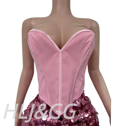 OFF SHOULDER CORSET 2- PIECE SET
