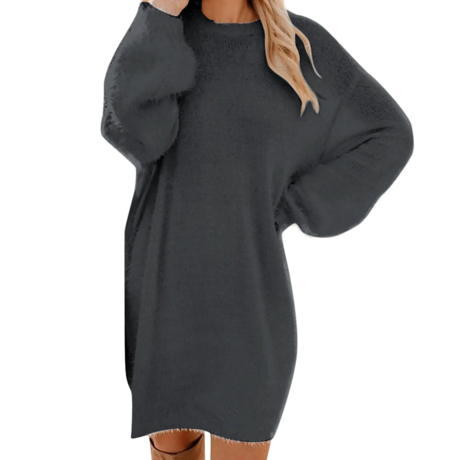 Oversized Casual Sweater Dress