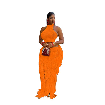 TASSEL PATCHWORK 2 PIECE SET