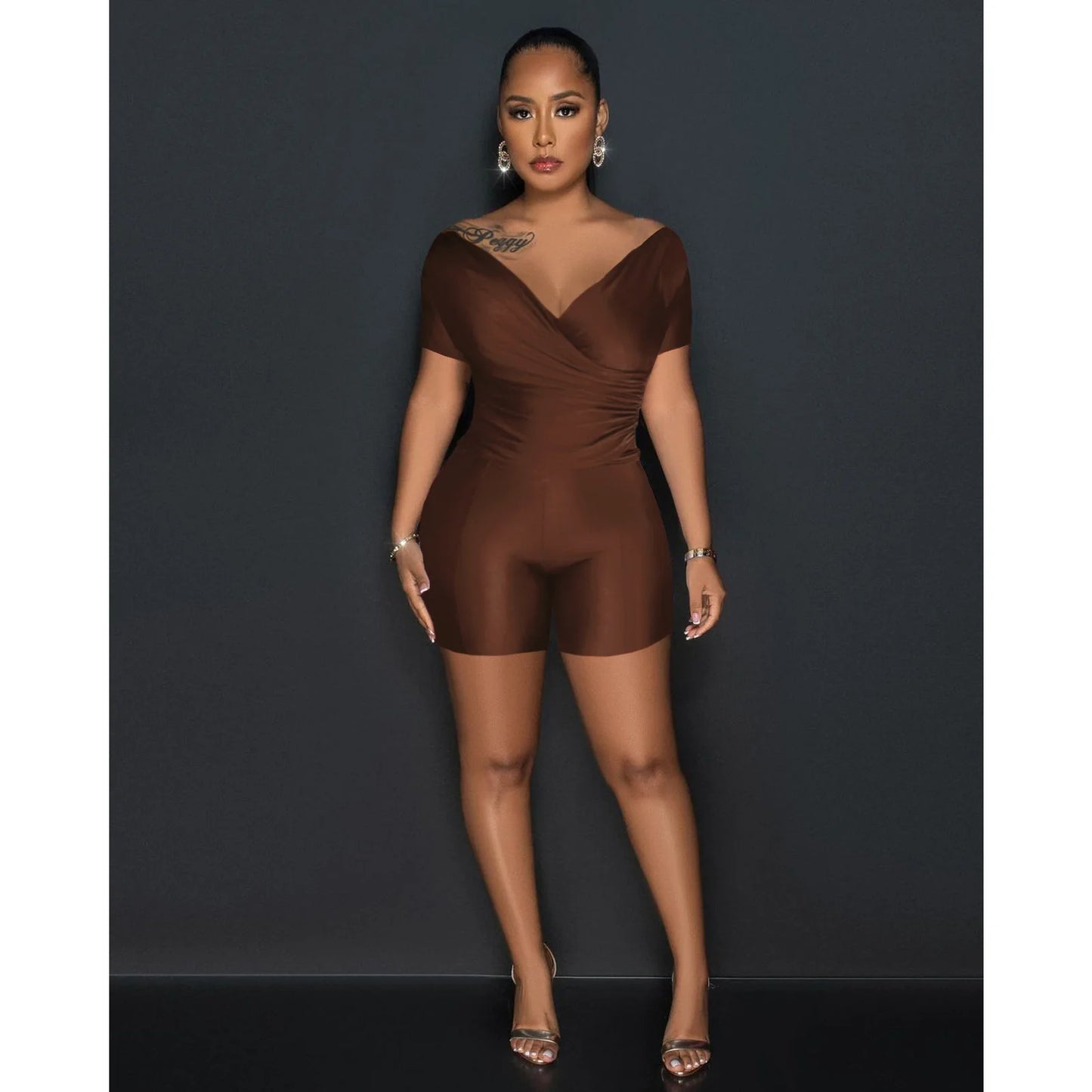 SHEER SATIN 2 PIECE SET