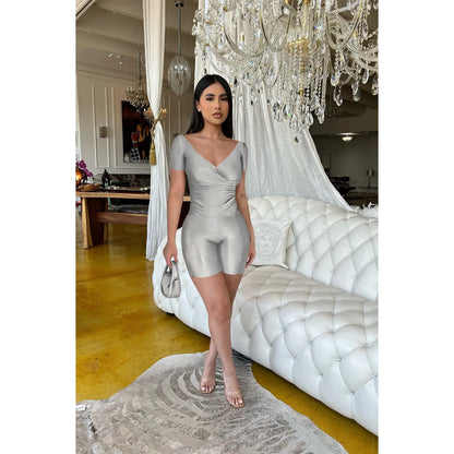 SHEER SATIN 2 PIECE SET