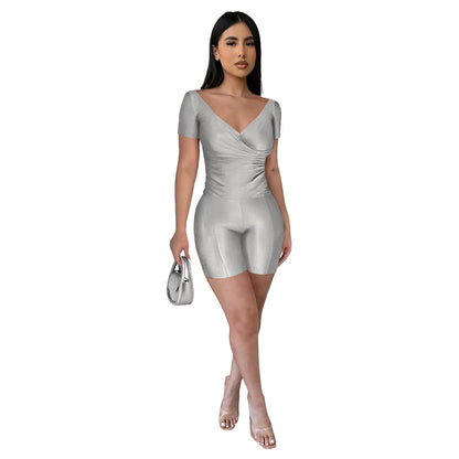 SHEER SATIN 2 PIECE SET