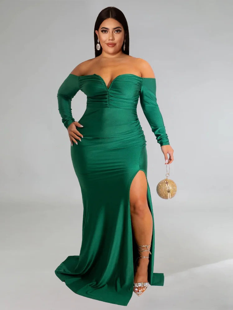 PLUS CURVY ELEGANT DRESSES
