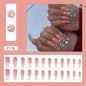 24 PCS SHIMMER LONG LUXURY PRESS ON NAILS