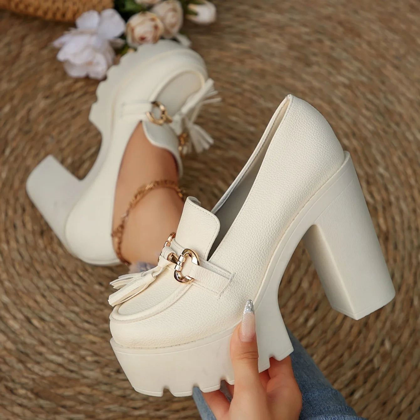 Mary Jane Chunky Heels