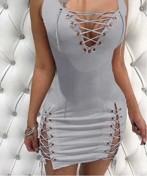 CAUGHT UP LACED DRESS