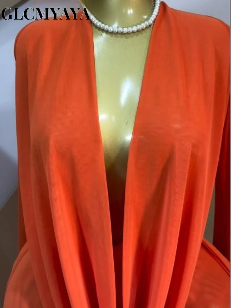 FLIRT COLLAR SHEER DRESS