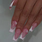 24 PCS SHIMMER LONG LUXURY PRESS ON NAILS