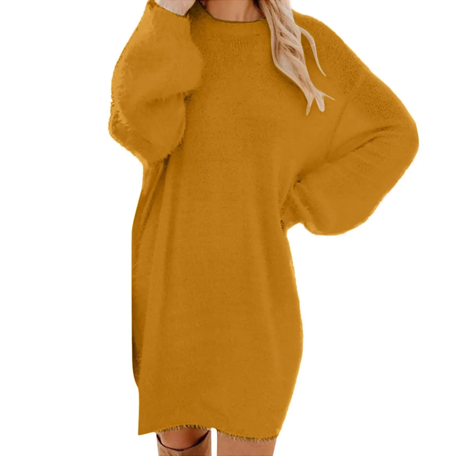 Oversized Casual Sweater Dress