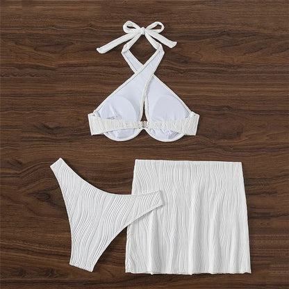 HAVANA TEXTURED 3 PIECE SWIM SET