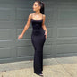 Casual Trumpet Maxi Dress