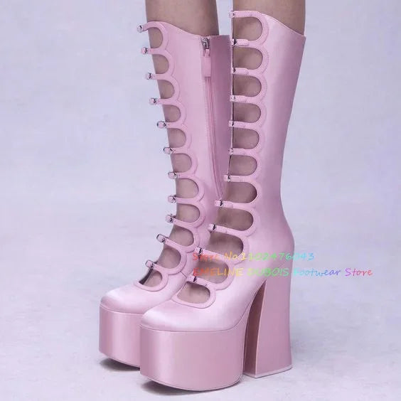 SUMMER WALKER CHUNKY HEELS