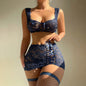 TEMPTING 3PC LINGERIE SET