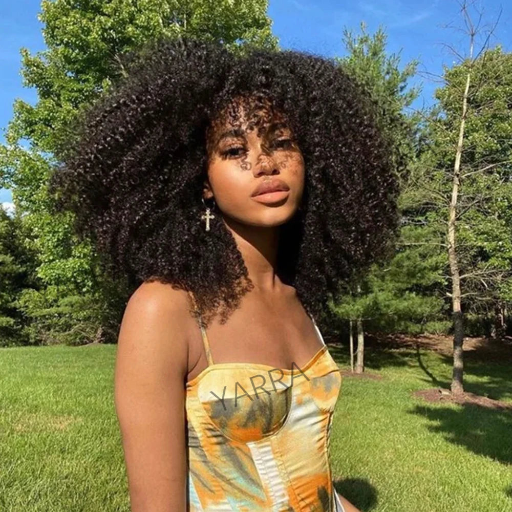 AFRO KINKY UNIT WITH BANGS