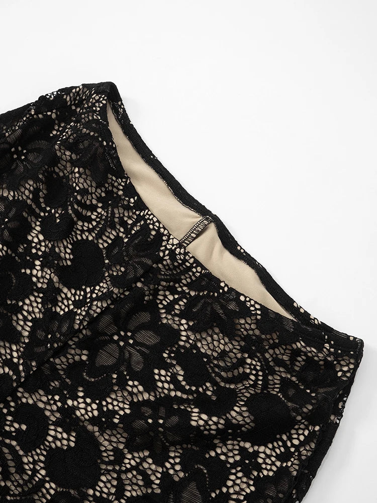 MESH LACE 2 PC PANTS SET