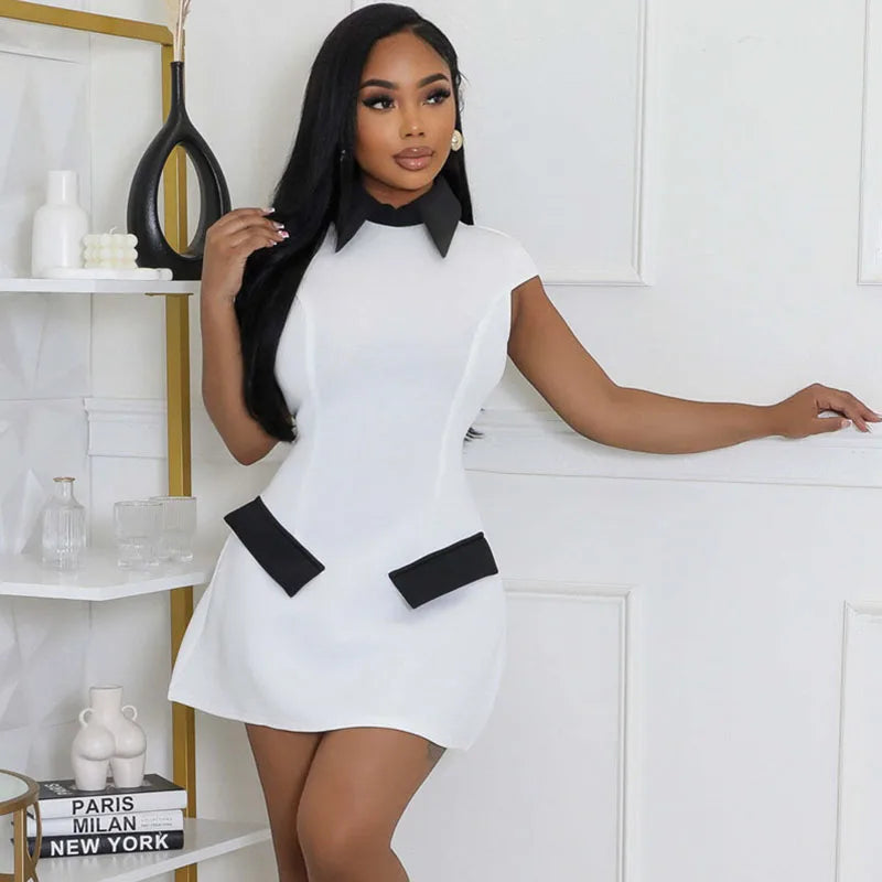 A- line Mini Dress