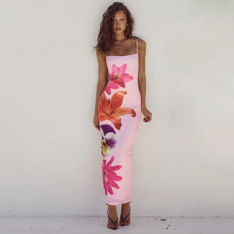 ELEGANT FLORAL DRESS