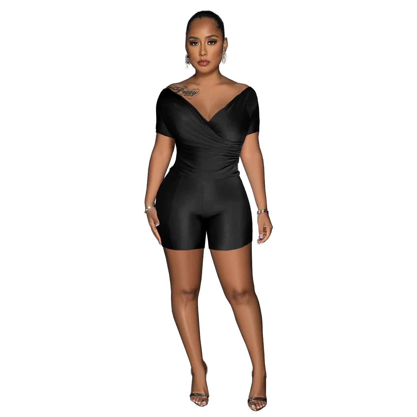 SHEER SATIN 2 PIECE SET
