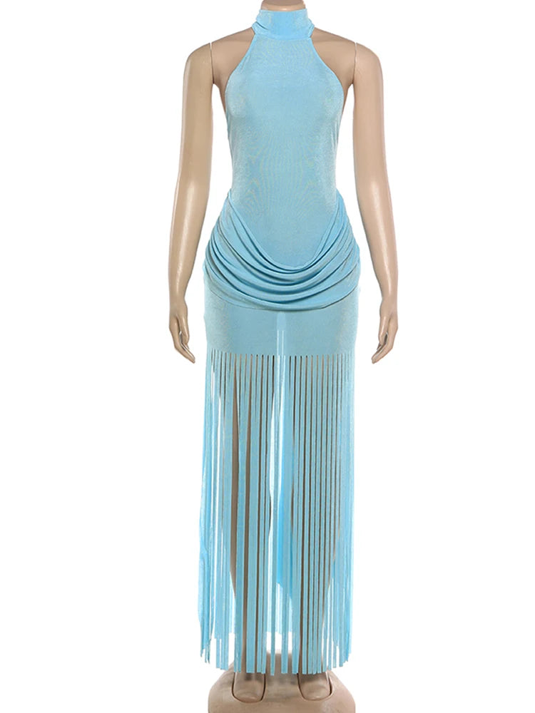 ASSYMETRICAL VELVET DRESS