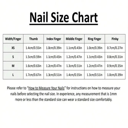 KINGDOM FLOWER LUX PRESS ON NAIL SET