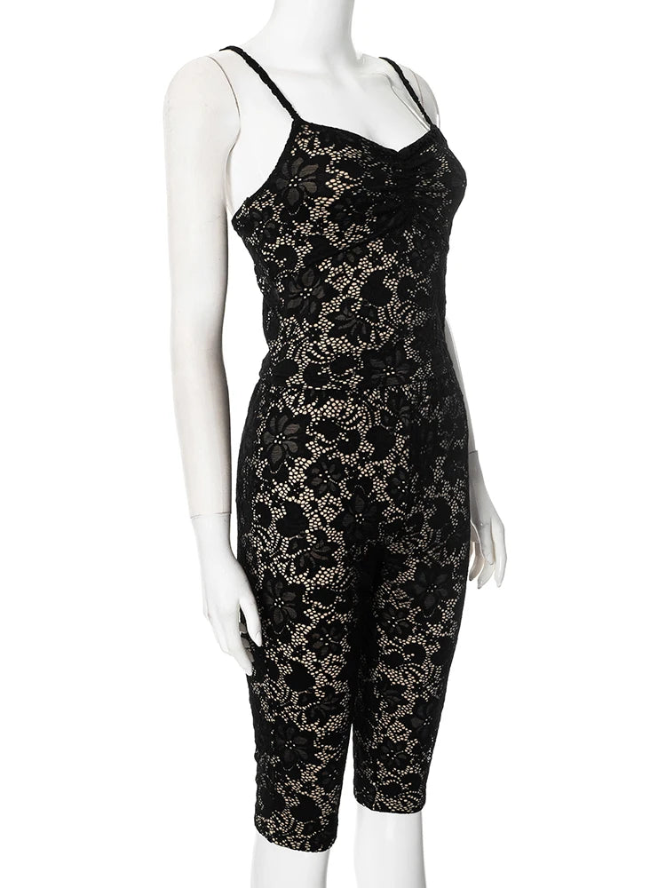 MESH LACE 2 PC PANTS SET