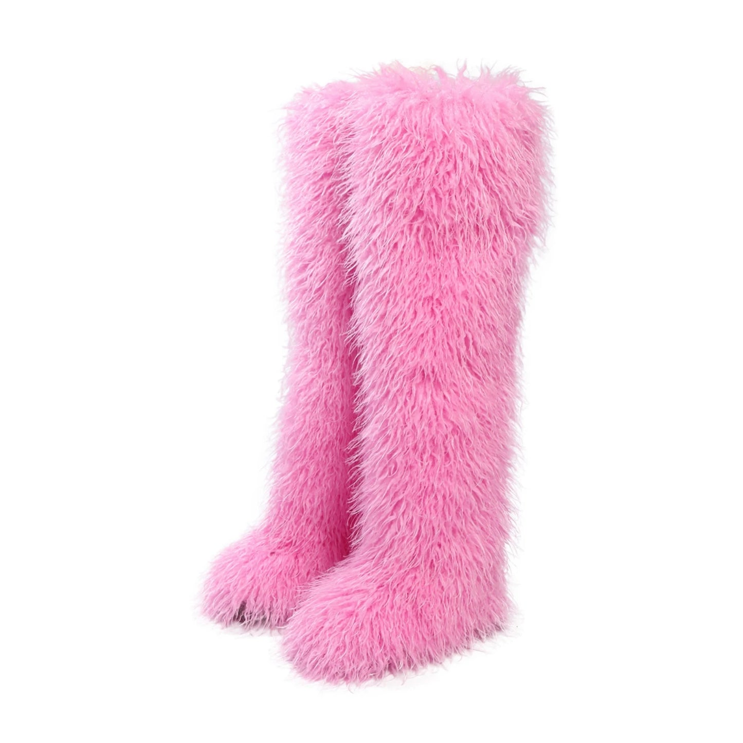 THIGH HIGH MONGOLIAN BOOTS