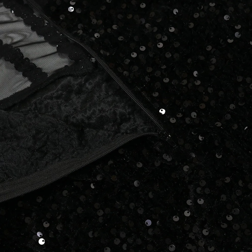 VELVET DIAMOND MAXI DRESS