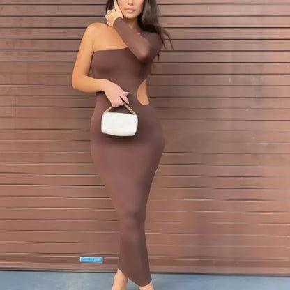 BOLD BEAUTY DIAGONAL DRESS