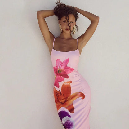 ELEGANT FLORAL DRESS