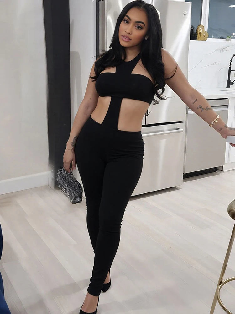 SEXY IRREGULAR JUMPSUIT