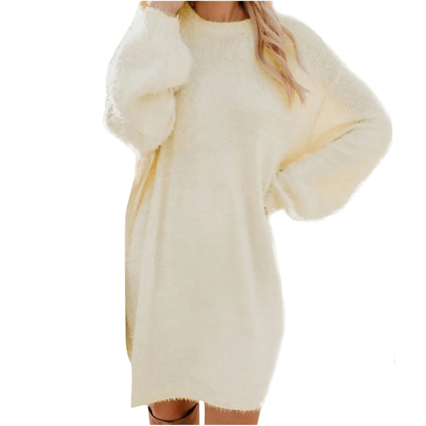 Oversized Casual Sweater Dress