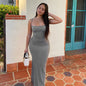 Casual Trumpet Maxi Dress