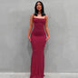 Casual Trumpet Maxi Dress