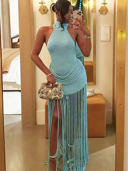 ASSYMETRICAL VELVET DRESS