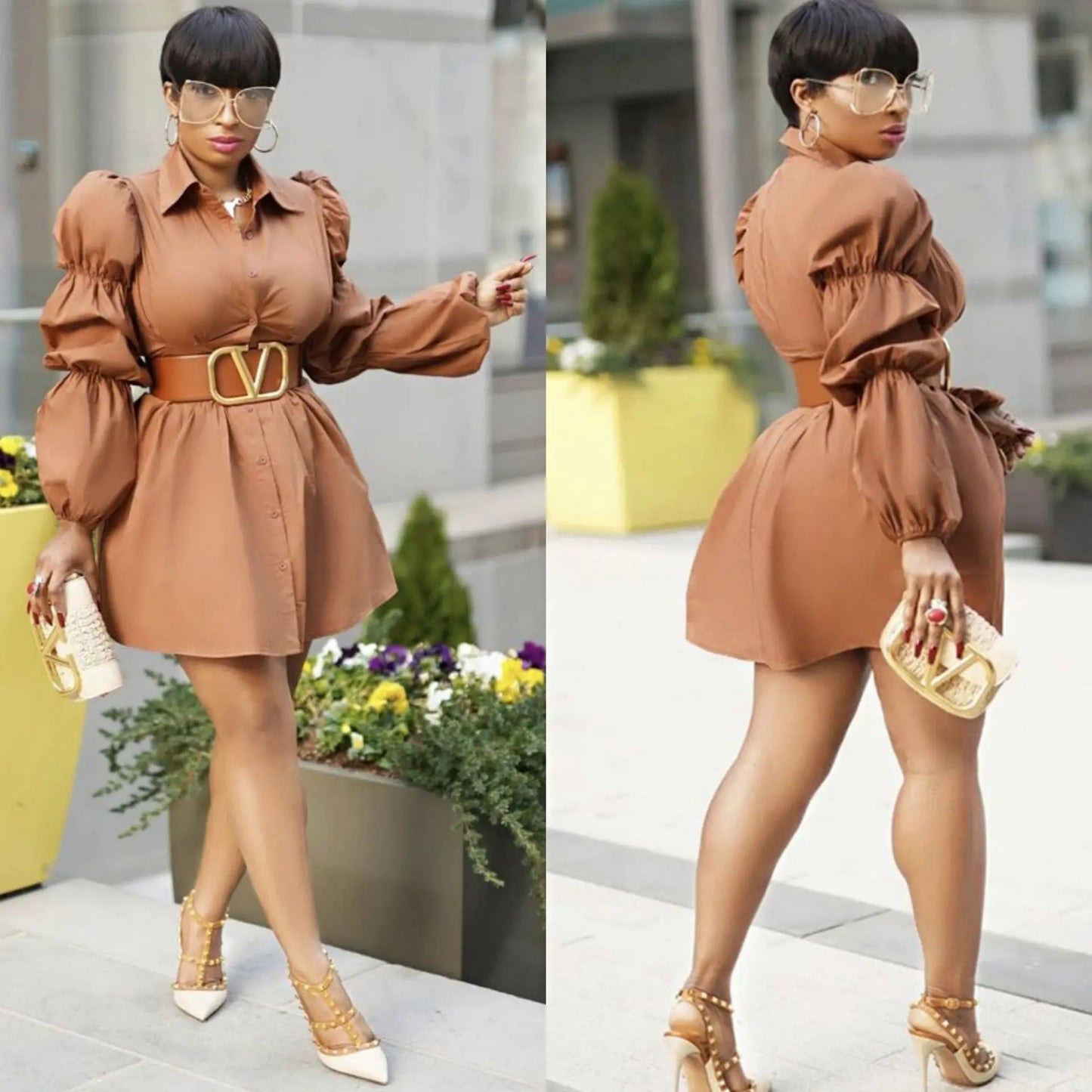 Elegant Shirt Dress