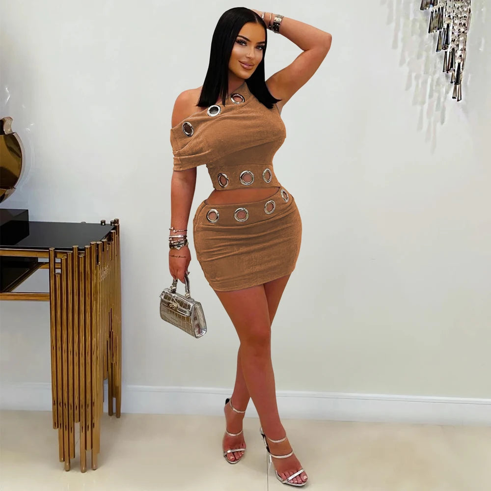 SUEDE 2 PIECE SET